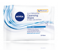 Nivea -  Daily Essentials - 3 in 1 Refreshing Cleansing Wipes for dry and sensitive skin
