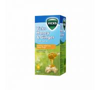 Vicks -  Honey & Ginger Cough Syrup - Soothing Relief from Chesty Cough
