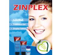 Zinplex -  Combo Pack - Facial Wash, Treatment Gel and 120 Tablets