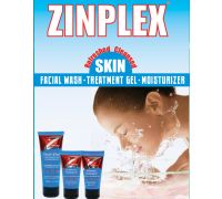 Zinplex -  Facial Combo - Facial Wash, Treatment Gel and Moisturizer