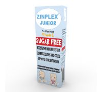 Zinplex -  Junior Syrup with Vitamin C - Sugar Free with Xylitol